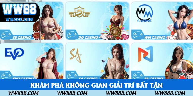 Khám phá không gian giải trí bất tận