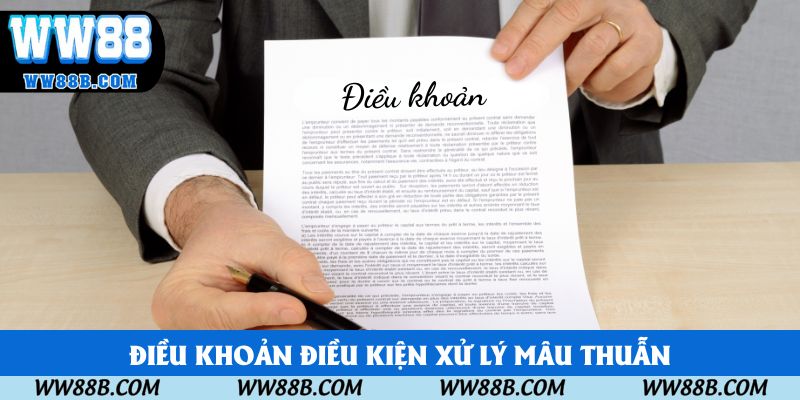 Điều khoản điều kiện xử lý mâu thuẫn